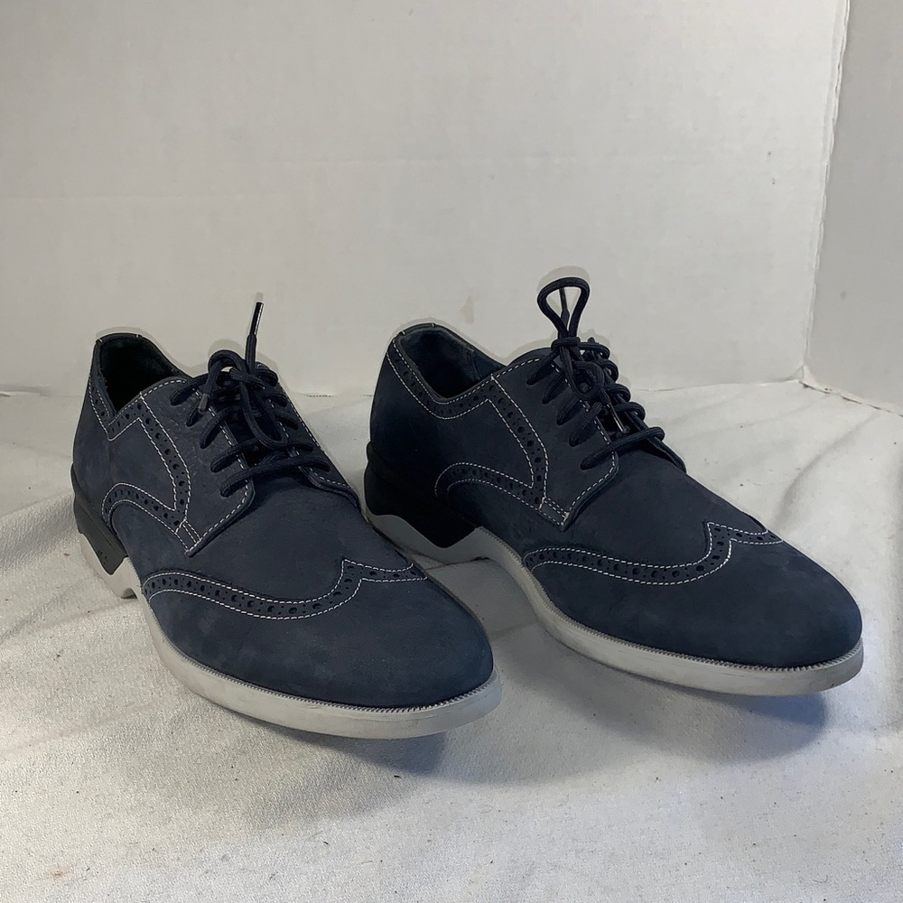 Men's Johnson & Murphy Navy Oxford Shoes